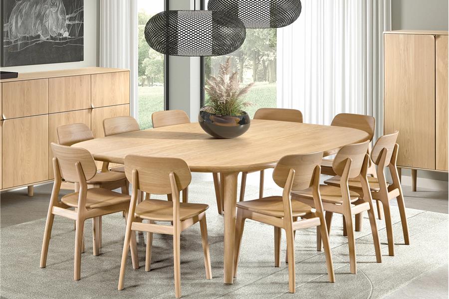 Verbreedtafel 240 x 108/164 - Theuns Eiken meubels